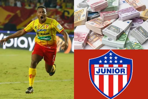 El jugador, Leider Berrío es el nuevo refuerzo del Junior de Barranquilla y llega procedente del Deportivo Pereira
