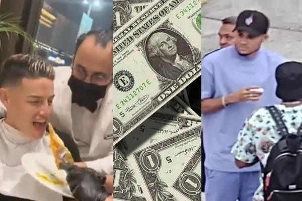 El jugador de Liverpool fiel a su estilo tuvo un gesto de humildad en comparación con James Rodríguez quien gastaría millones en restaurantes lujosos