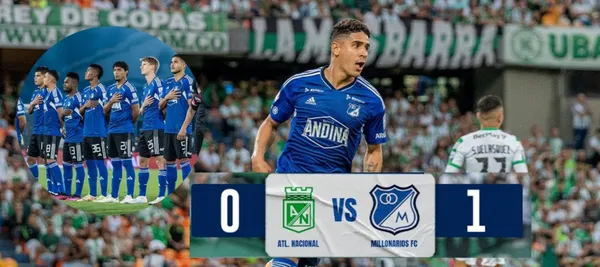 El jugador marcó el gol que le está dando el triunfo parcial a Millonarios ante Nacional