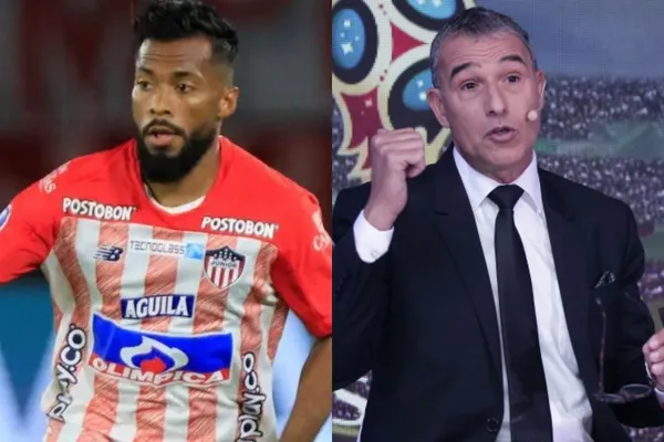 El jugador marcó el único gol hasta el momento de Junior ante Millonarios en el Metropolitano de Barranquilla.