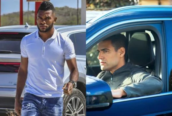 El jugador Miguel Ángel Borja en las redes sociales ha presumido su lujoso auto, caso contrario a Radamel Falcao.