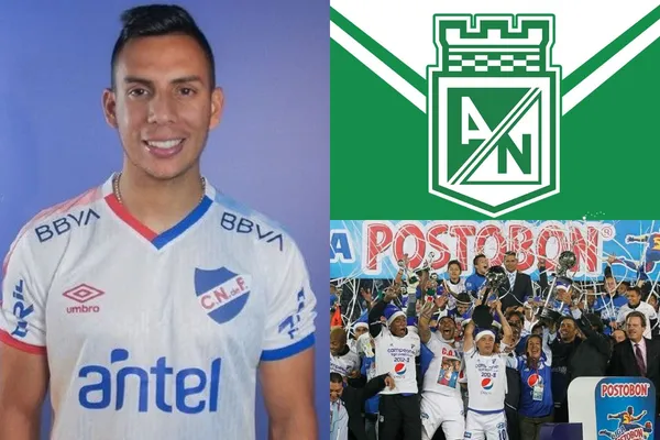 El jugador militó en Atlético Nacional y tras su salida de Nacional de Uruguay se podría dar su regreso a Colombia