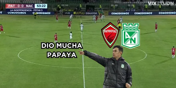 El jugador no completó el partido contra Patriotas. Foto captura de pantalla de Win Sports y Antena 2.