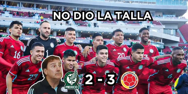 El jugador no dio la talla en el juego de Colombia contra México.