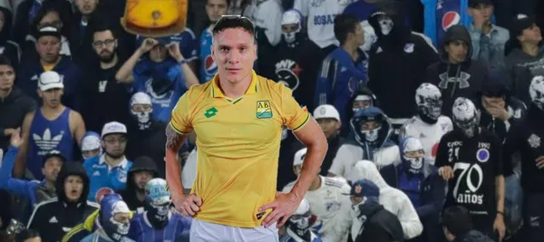 El jugador con pasado en Millonarios recibió duros comentarios de los hinchas azules