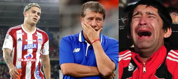 El jugador podría salir del Junior al ver que son troncos y que están en el fondo de la tabla