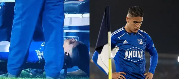 El jugador se lesionó en el partido de Millonarios ante La Equidad que se jugó ayer en El Campín