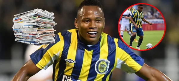 El jugador de selección Colombia está en gran nivel con Rosario Central