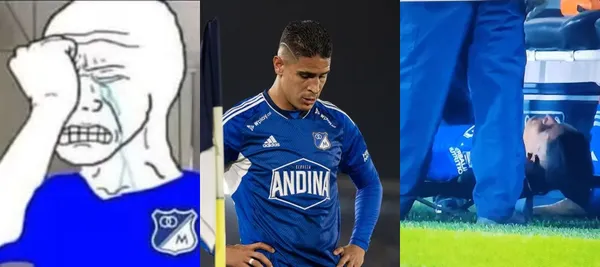 El jugador sufrió una lesión en el partido contra La Equidad en liga colombiana