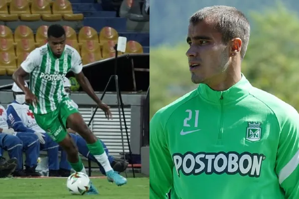 El jugador tuvo minutos en el empate 1-1 de Atlético Nacional ante Águilas Doradas en la liga Betplay