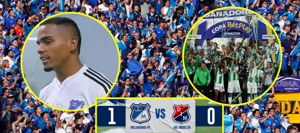 El jugador tuvo minutos en la victoria de Millonarios ante Independiente Medellín por liga