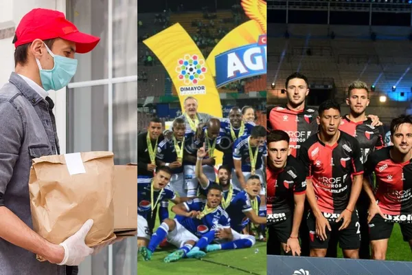 El jugador tuvo un gran pasó por Millonarios donde fue un crack y ahora hace domicilios en una ciudad de Colombia