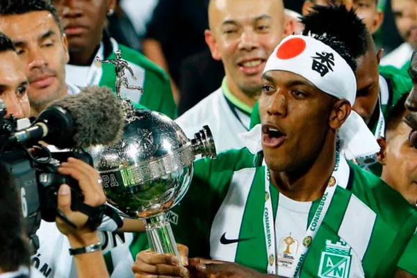 El jugador tuvo un paso brillante por Atlético Nacional donde fue importante en el torneo internacional.