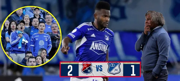 El jugador tuvo un bajo rendimiento en Millonarios vs Independiente Medellín en los cuadrangulares semifinales de liga