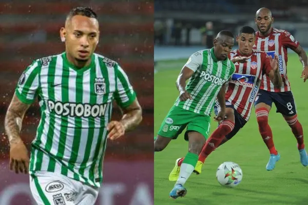El jugador tuvo una insólita acción en el partido de Atlético Nacional ante Junior en Copa Colombia