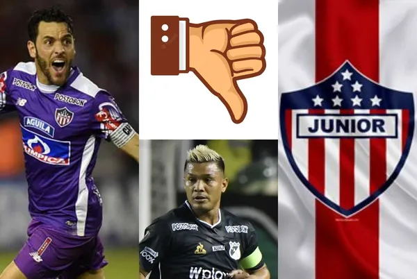 El jugador uruguayo es una de las figuras del Junior donde lleva jugando por varios años