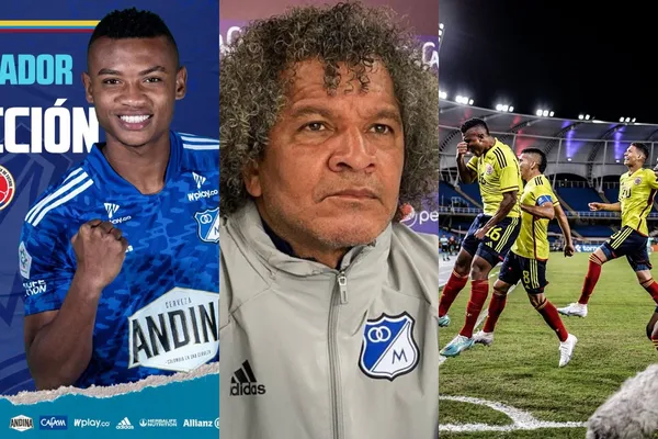 El jugador viene de marcar doblete en la victoria de la selección Colombia sub-20 ante Perú