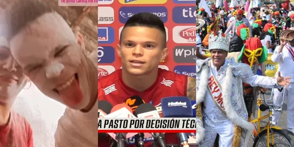 El jugador Walmer Pacheco fue señalado en el Junior FC de preferir irse de carnavales en vez de jugar contra el Deportivo Pasto. Pacheco aclaró que pasó.