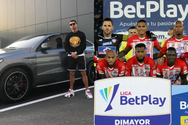 El junior de Barranquilla es uno de los equipos con mayor poder adquisitivo de la liga colombiana y uno de sus delanteros tiene dos autos de lujo.