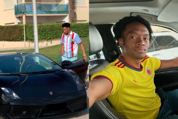 El lateral del Elche presume el lujoso carro que tiene en España