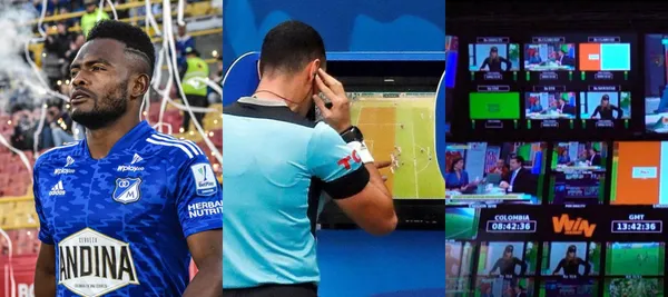 El lateral fue titular con Millonarios y tuvo una insólita acción que pudo condicionar al azul