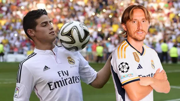 El legado de James Rodríguez en el Real Madrid sigue dando de que hablar Foto: Real Madrid y UEFA