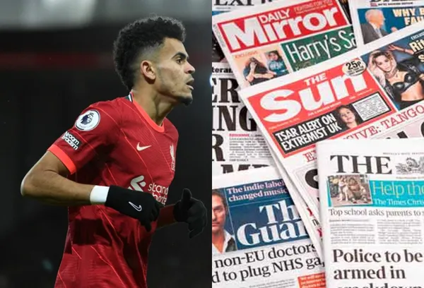 El Liverpool empató contra el Manchester City y el colombiano Luis Díaz tuvo poco protagonismo esta vez.