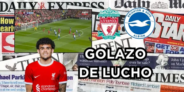 El Liverpool jugó contra el Brighton. Foto tomada de Liverpool FC, captura de pantalla ESPN y Diario Público.