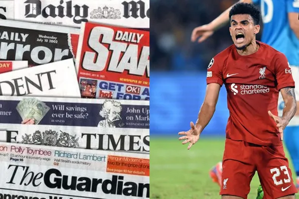 El Liverpool perdió por goleada contra el Napoli.