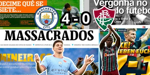El Manchester City masacró por goleada al Fluminense de Brasil.