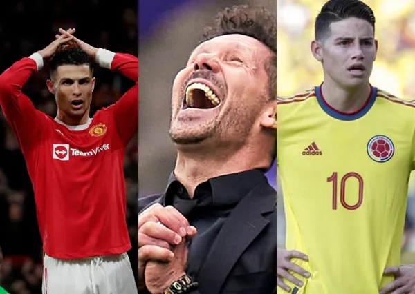 El Manchester United quedó eliminado en la Champions League y Cristiano Ronaldo no ocultó su molestia, hay quienes recordaron las pataletas de James Rodríguez en la Selección Colombia.