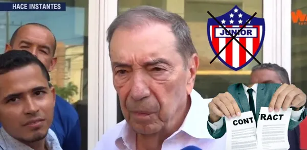 El máximo accionista del Junior contó con la mala suerte de dañar un fichaje para el tiburón