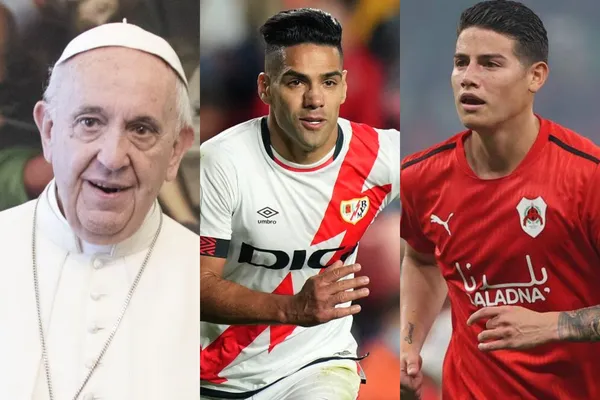 El máximo pontífice recibió la camiseta de un club donde milita un jugador colombiano que ha tenido buen presente en el equipo.