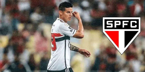 El mediocampista colombiano James Rodríguez, fue atacado nuevamente por redes sociales por su actuación con el São Paulo.