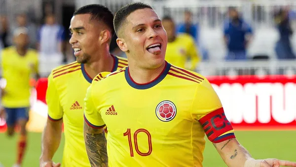 El mediocampista colombiano salió con una molestia en su rodilla derecha en la victoria de la Selección Colombia ante Honduras en Florida
