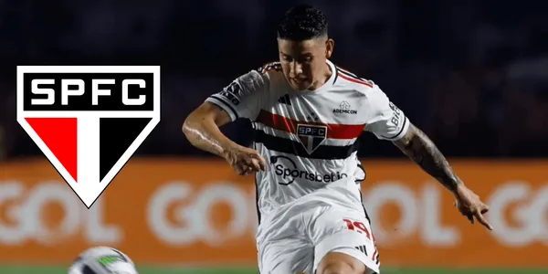 El mediocampista James Rodríguez, fue elogiado por el São Paulo en sus redes sociales.
