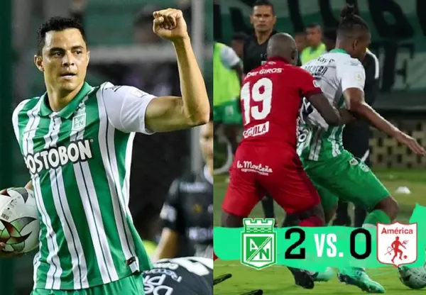 El mediocampista sigue demostrando su gran nivel en la liga colombiana, hoy fue la figura del encuentro para poner a su equipo como líder del torneo.