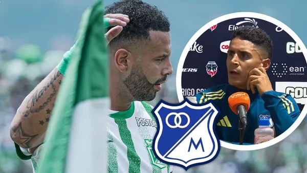 El mensaje de Daniel Cataño a Atlético Nacional que inicia la semana de superclásico Foto: Nacionaloficial, Dimayor, Escudoteca