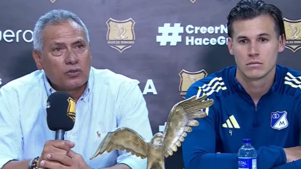 El mensaje de Hernán Torrres en Millonarios sobre el peor error del azul esta noche Foto: Captura de Dimayor