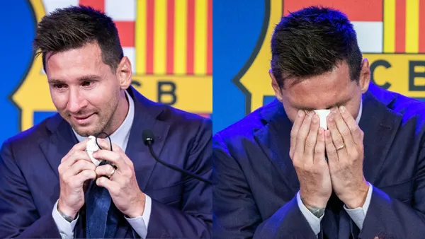 El mercado de coleccionistas ya cuenta con varios particulares objetos de la despedida de 'Leo' como la réplica del pañuelo con el que secó sus lagrimas