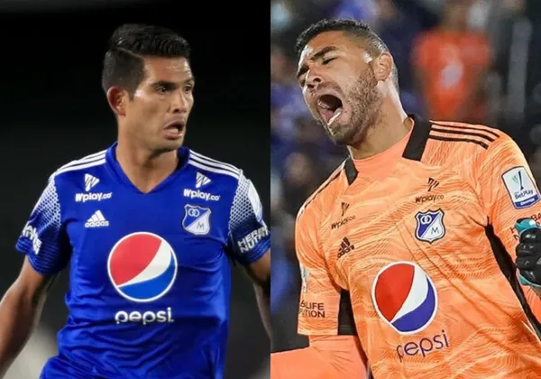 El meta Álvaro Montero supo imponer respeto frente a Fluminense, pese a que David Macalister Silva es el capitán en Millonarios FC.