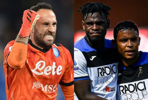 El Napoli de David Ospina se impuso contra el Atalanta de los colombianos Luis Muriel y Duván Zapata.