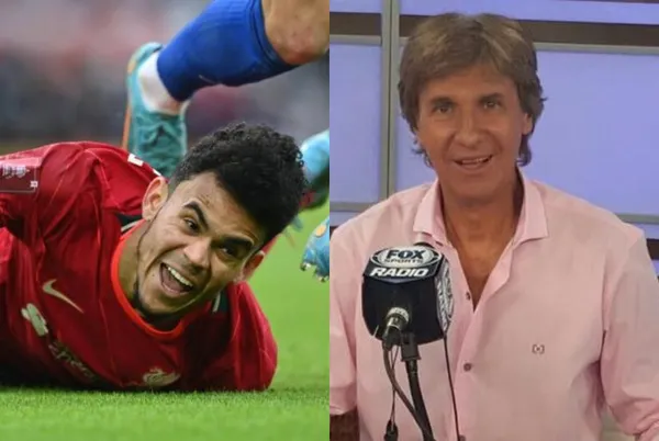 El narrador Bambino Pons elogió el talento de Luis Díaz, pero le recordó al colombiano de que deberá cuidarse en Inglaterra.