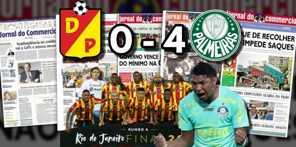 El Palmeiras goleó al Deportivo Pereira en Colombia.