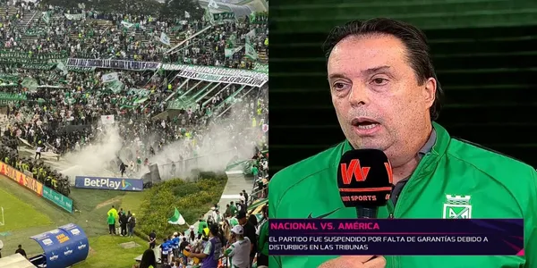 El partido entre Atlético Nacional y América de Cali.