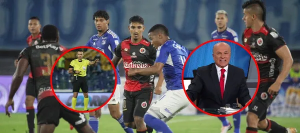 El periodista apuntó contra Millonarios y el juez central por el partido de Copa Colombia