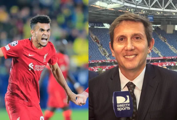 El periodista argentino elogió el gol de Luis Díaz con Liverpool en Inglaterra.