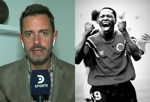 El periodista argentino envió un mensaje por la muerte de Freddy Rincón en Colombia.