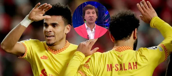 El periodista argentino fiel a su estilo les tiene nuevos apodos a Mohamed Salah y Luid Díaz de Liverpool