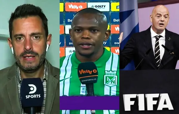 El periodista argentino no paró de elogiar el soberbio golazo de Yerson Candelo y le lanzó una indirecta a la FIFA.